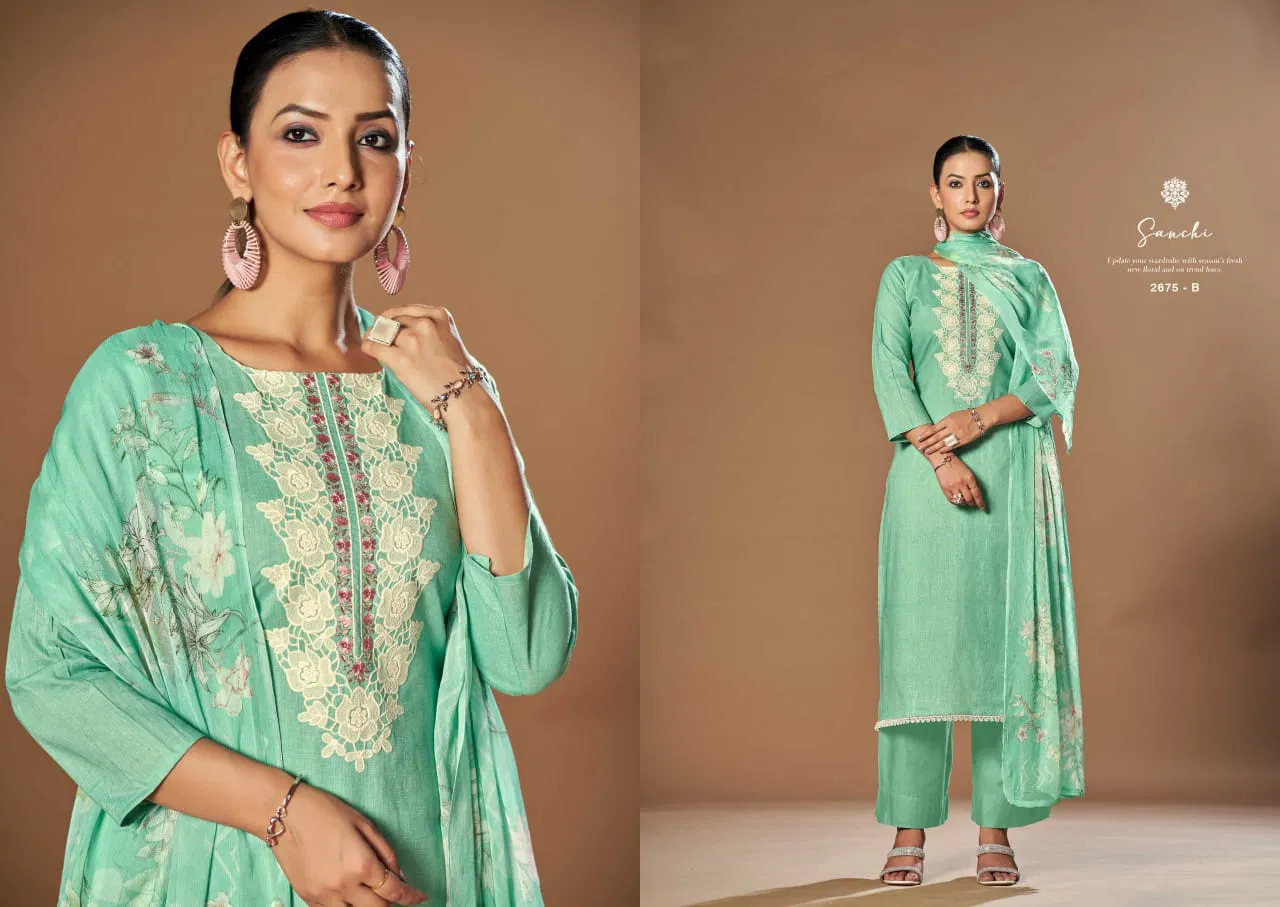 Sanchi by Sargam Cambric Printed Designer Salwar Suit Wholesale Price In Surat